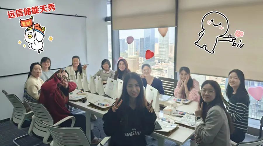 花开十里，美丽如你 | 918博天娱乐储能举办三八妇女节艺术DIY活动